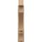 Ekena Millwork 5 1/2-in W x 24-in D x 32-in H Balboa Block Rough Cedar Woodgrain TimberThane Outlooker, Primed Tan OUTUR055X24X32BOA44RCPR - alternate 3